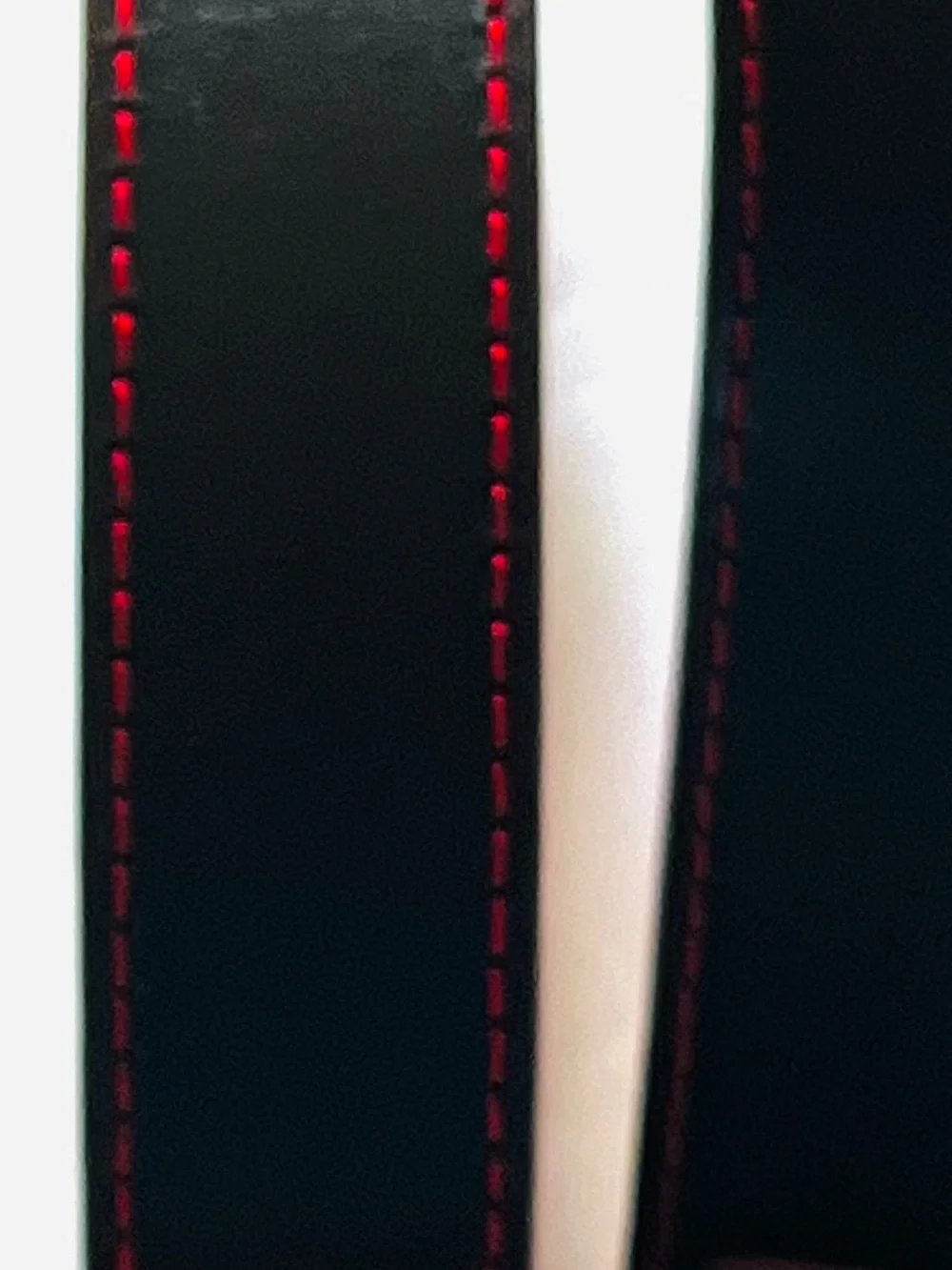 True Religion Red Big T Leather Belt